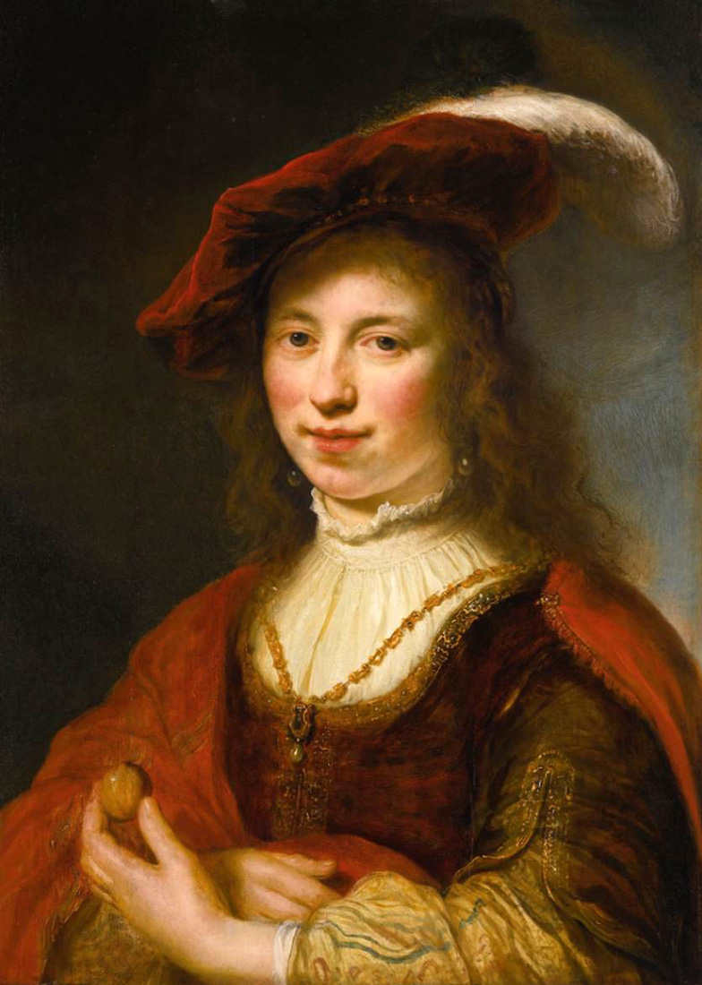 tronie of a young woman